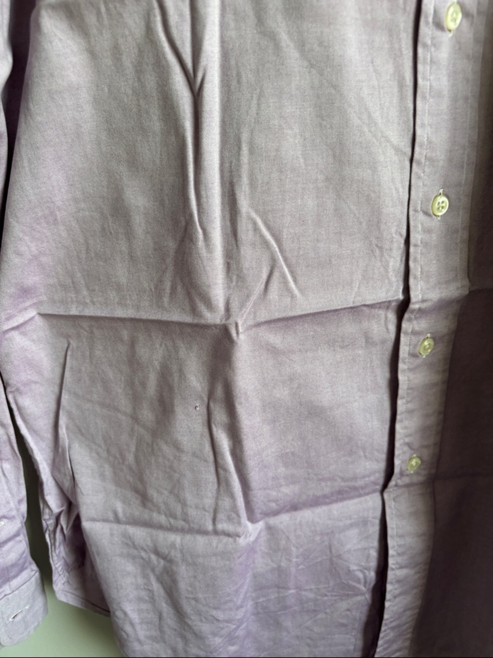 Ralph Lauren Lavender Button-Down Oxford Shirt - Picture 3 of 4